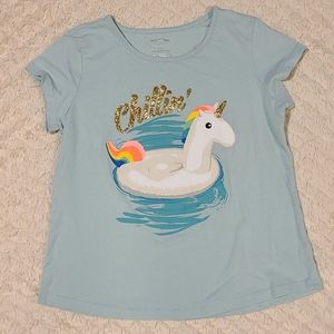 Girl's plus size short sleeve t-shirt